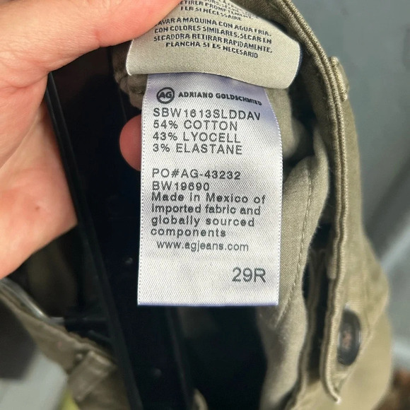 AG Caden Khaki trouser, size  29 - Picture 11 of 12